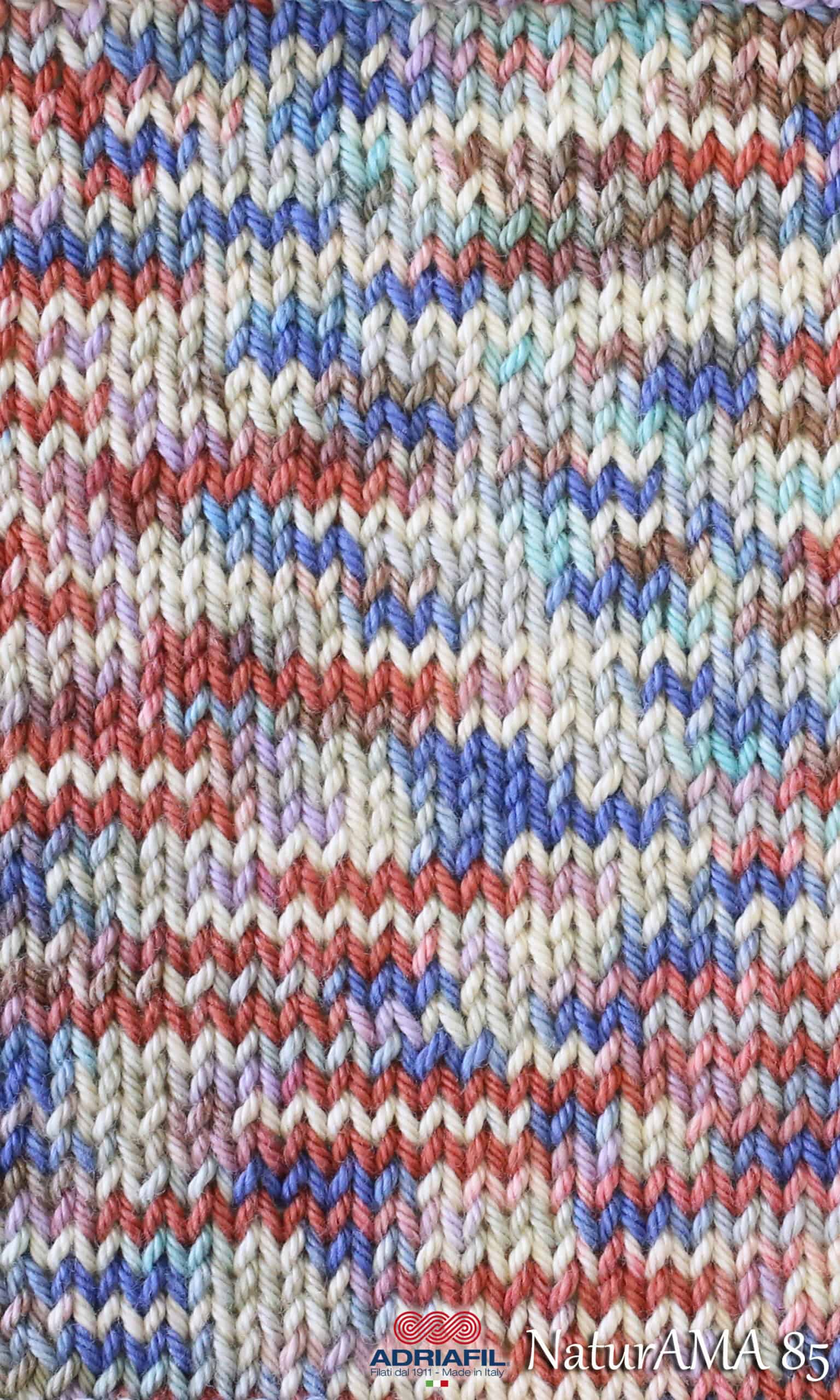 Naturama Filato 100% cotone naturale, multicolor e sostenibile