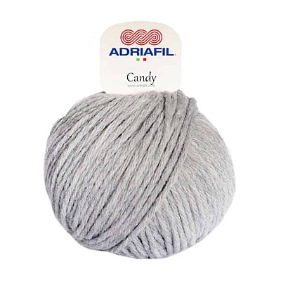Candy - Filato in lana grossa Col. 74 Grigio Chiaro Candy - Filato in lana grossa Col. 74 Grigio Chiaro