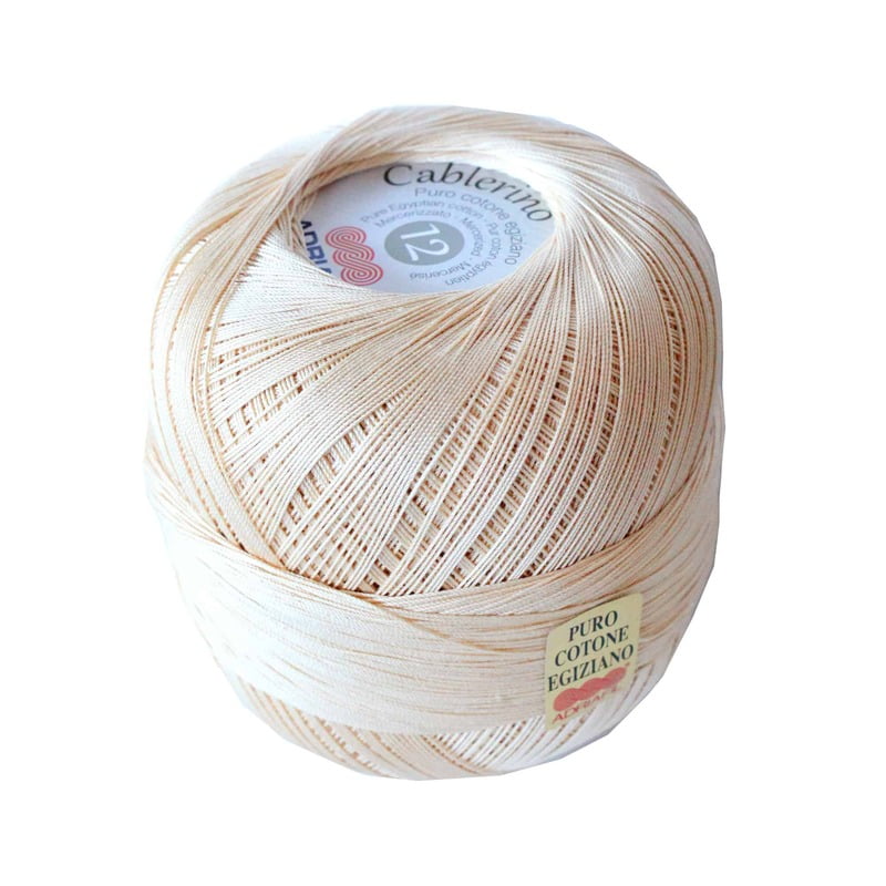 Doppio Ritorto Cablerino 12 Ecrù Doppio Ritorto Cablerino 12 Ecrù