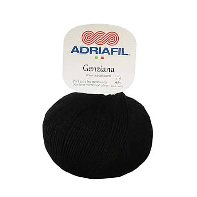 Adriafil Genziana Col. 01 Nero Adriafil Genziana Col. 01 Nero