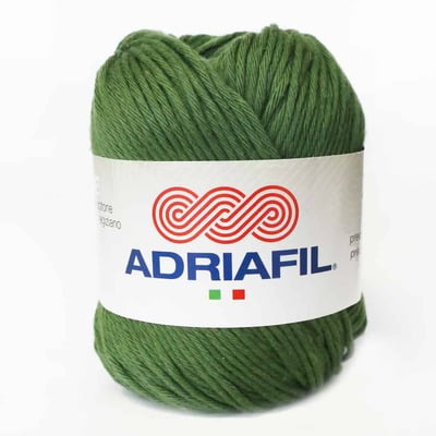 Nature - Puro cotone per ferri o uncinetto 57 verde loden Nature - Puro cotone per ferri o uncinetto 57 verde loden