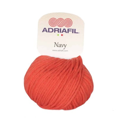 Navy - Cotone grande per ferri o uncinetto col. 53 corallo Navy - Cotone grande per ferri o uncinetto col. 53 corallo