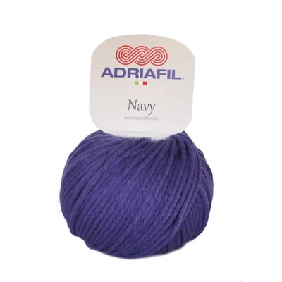 Navy - Cotone grande per ferri o uncinetto col. 58 viola Navy - Cotone grande per ferri o uncinetto col. 58 viola