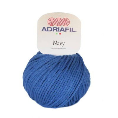 Navy - Cotone grande per ferri o uncinetto col. 60 blu navy Navy - Cotone grande per ferri o uncinetto col. 60 blu navy