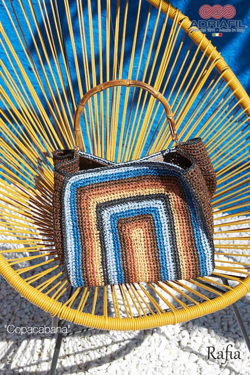 SCHEDA MAGLIA RAFIA – Borsa Copacabana