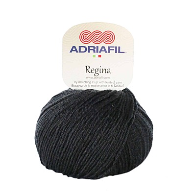 Lotto 5 gomitoli Adriafil Regina col. 57 grigio piombo 250 gr
