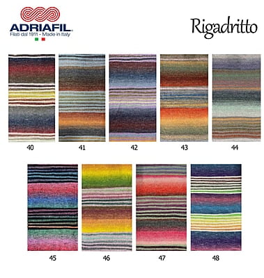 Rigadritto - Filato misto lana colorato Rigadritto - Filato misto lana colorato