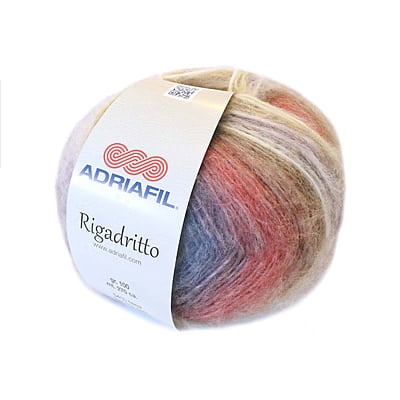 Rigadritto - Filato misto lana colorato 40 glaciale Rigadritto - Filato misto lana colorato 40 glaciale