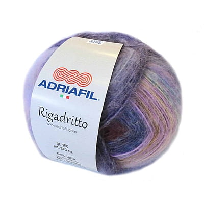 Rigadritto - Filato misto lana colorato 42 provenza Rigadritto - Filato misto lana colorato 42 provenza