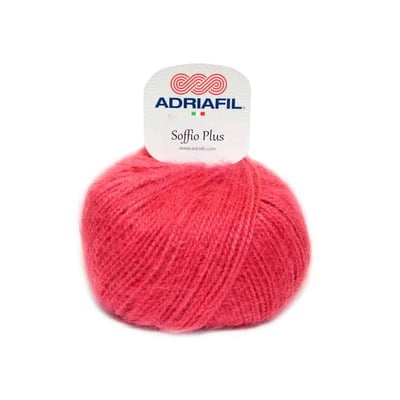 Soffio Plus - Lana Mohair Col. 48 Rosso Fragola Soffio Plus - Lana Mohair Col. 48 Rosso Fragola