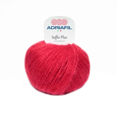 Soffio Plus - Lana Mohair Col. 55 Rosso Soffio Plus - Lana Mohair Col. 55 Rosso