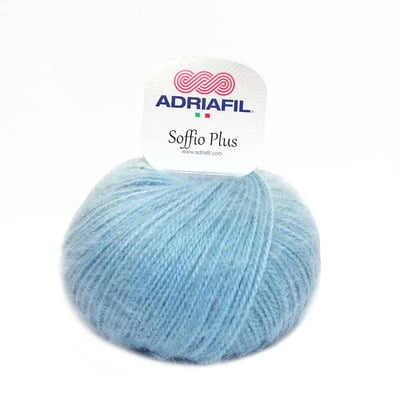 Soffio Plus - Lana Mohair Col. 66 azzurro polvere Soffio Plus - Lana Mohair Col. 66 azzurro polvere