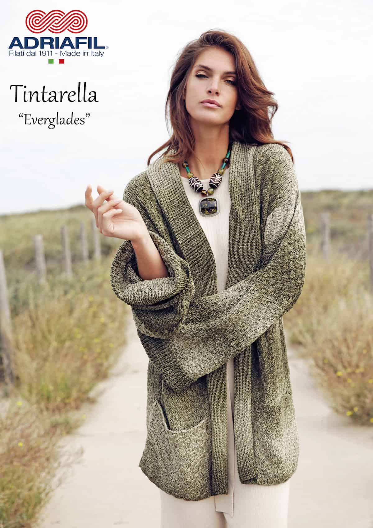 Cardigan Everglades fatto con Tintarella Cardigan Everglades fatto con Tintarella
