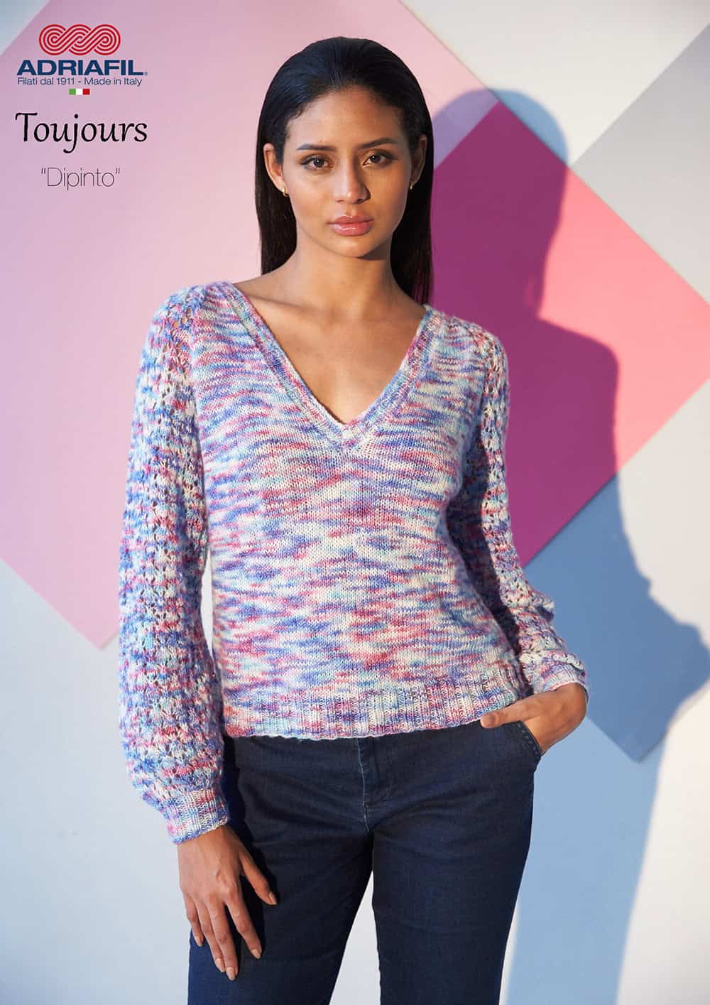 SCHEDA MAGLIA Toujours – Pullover Dipinto