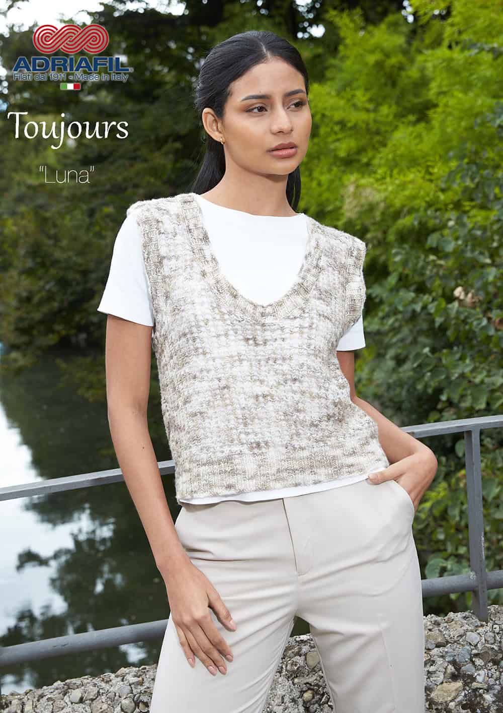 SCHEDA MAGLIA Toujours – Gilet Luna SCHEDA MAGLIA Toujours – Gilet Luna