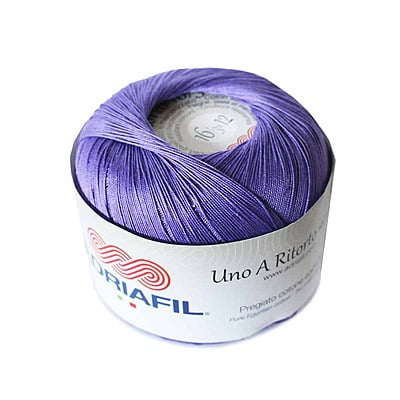 Uno A Ritorto Tit. 16 - Cotone sottile per uncinetto Col. 89 Viola Uno A Ritorto Tit. 16 - Cotone sottile per uncinetto Col. 89 Viola