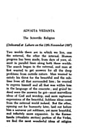 Advaita Vedanta - The Scientific Religion Advaita Vedanta - The Scientific Religion
