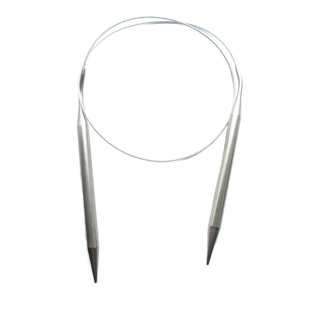 Aguja Circular No 8 X 80Cm Paquete X 10 Und