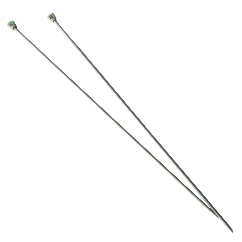 Aguja Tejer En Dos 2.5 Mm X 35Cm Paquete X 10 Pares