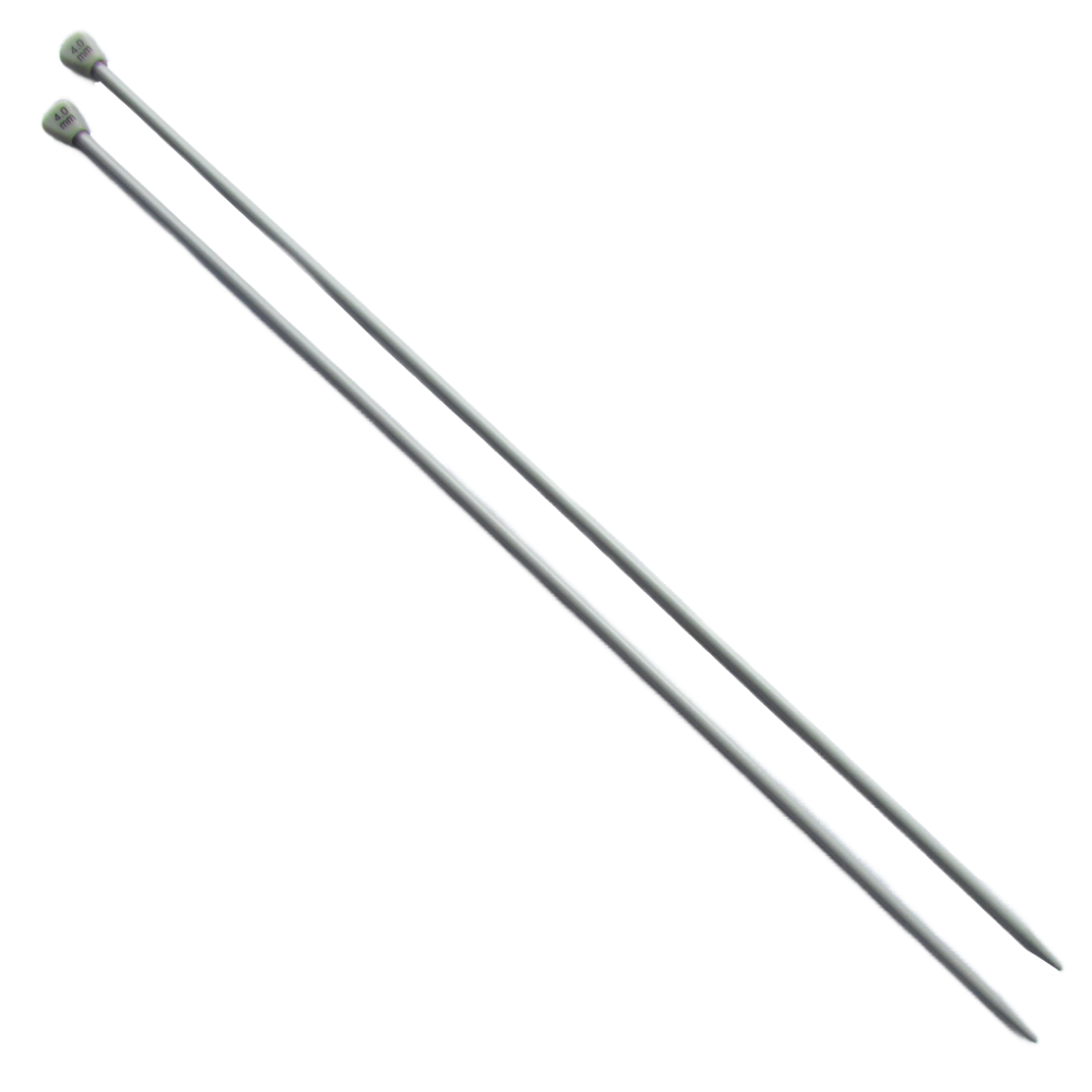 Aguja Tejer En Dos 4.0 Mm X 35Cm Paquete X 10 Pares