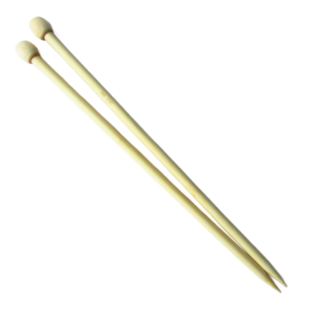 Aguja Tejer En Dos Bambu 10.0Mm X 35Cm Paquete X 10 Pares