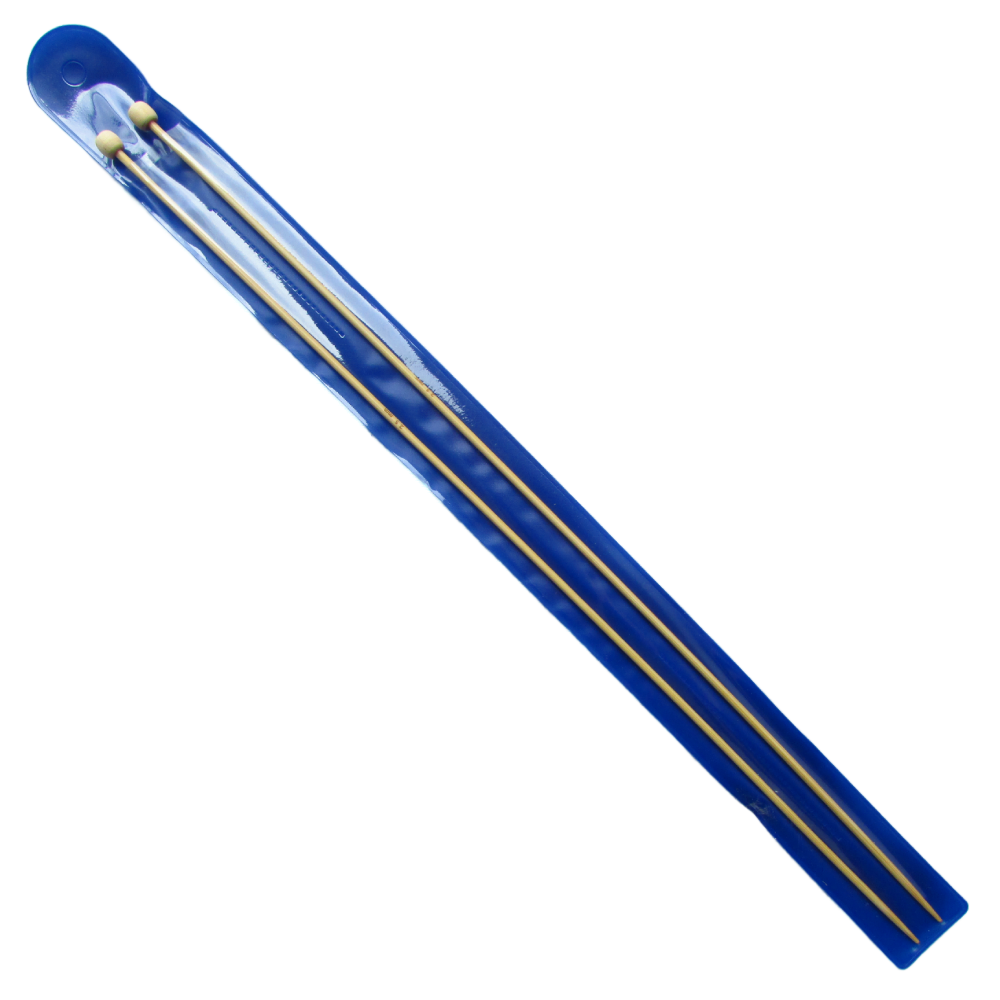 Aguja Tejer En Dos Bambu 2.5Mm X 35Cm Paquete X 10 Pares