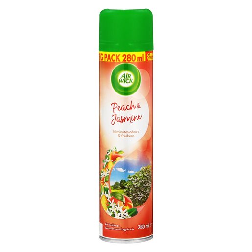 Airwick Air Freshener Peach & Jasmine 280ml Airwick Air Freshener Peach & Jasmine 280ml