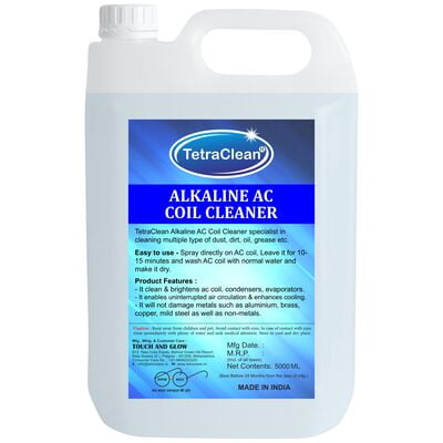 TetraClean Foaming Alkaline AC Coil Cleaner for coils, condensers, evaporators Spray TetraClean Foaming Alkaline AC Coil Cleaner for coils, condensers, evaporators Spray