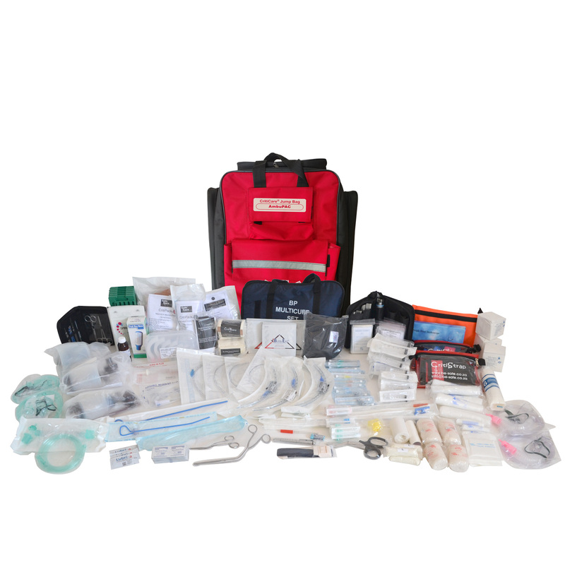 CritiCare® AmbuPAC Jump bag & Advanced Life Support contents