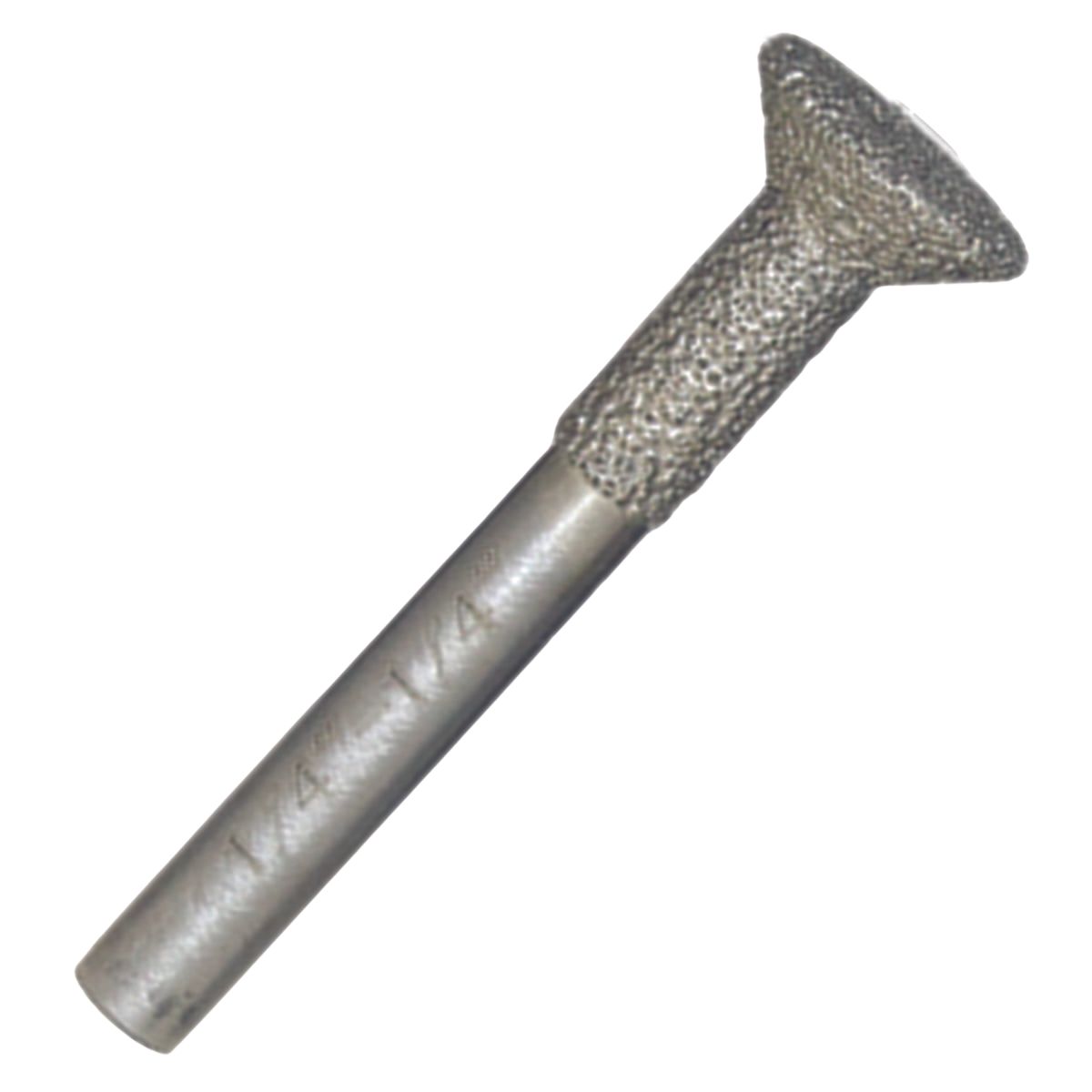 Apexx Brazed T-31 Anchor Bit - 1/4" Shank x 1/4" Diamond Neck x 5/8" Diamond Head Apexx Brazed T-31 Anchor Bit - 1/4" Shank x 1/4" Diamond Neck x 5/8" Diamond Head