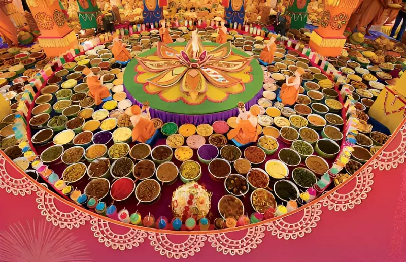 Annakut Puja Seva (Single Day) in Govardhan Annakut Puja Seva (Single Day) in Govardhan