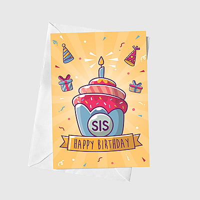 Anoela Happy Birthday Cupcake Card - 8