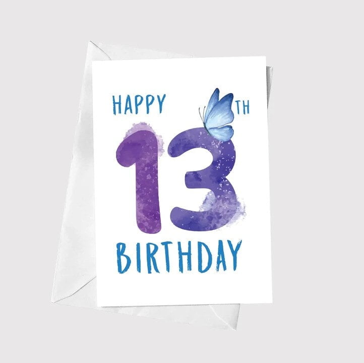 Anoela Number Happy Birthday Card - Creatures Anoela Number Happy Birthday Card - Creatures