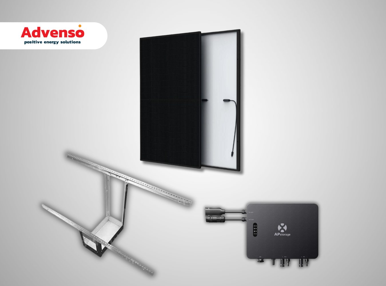 2 Stekkerpanelen met ApSystems omvormer – Tuinopstelling