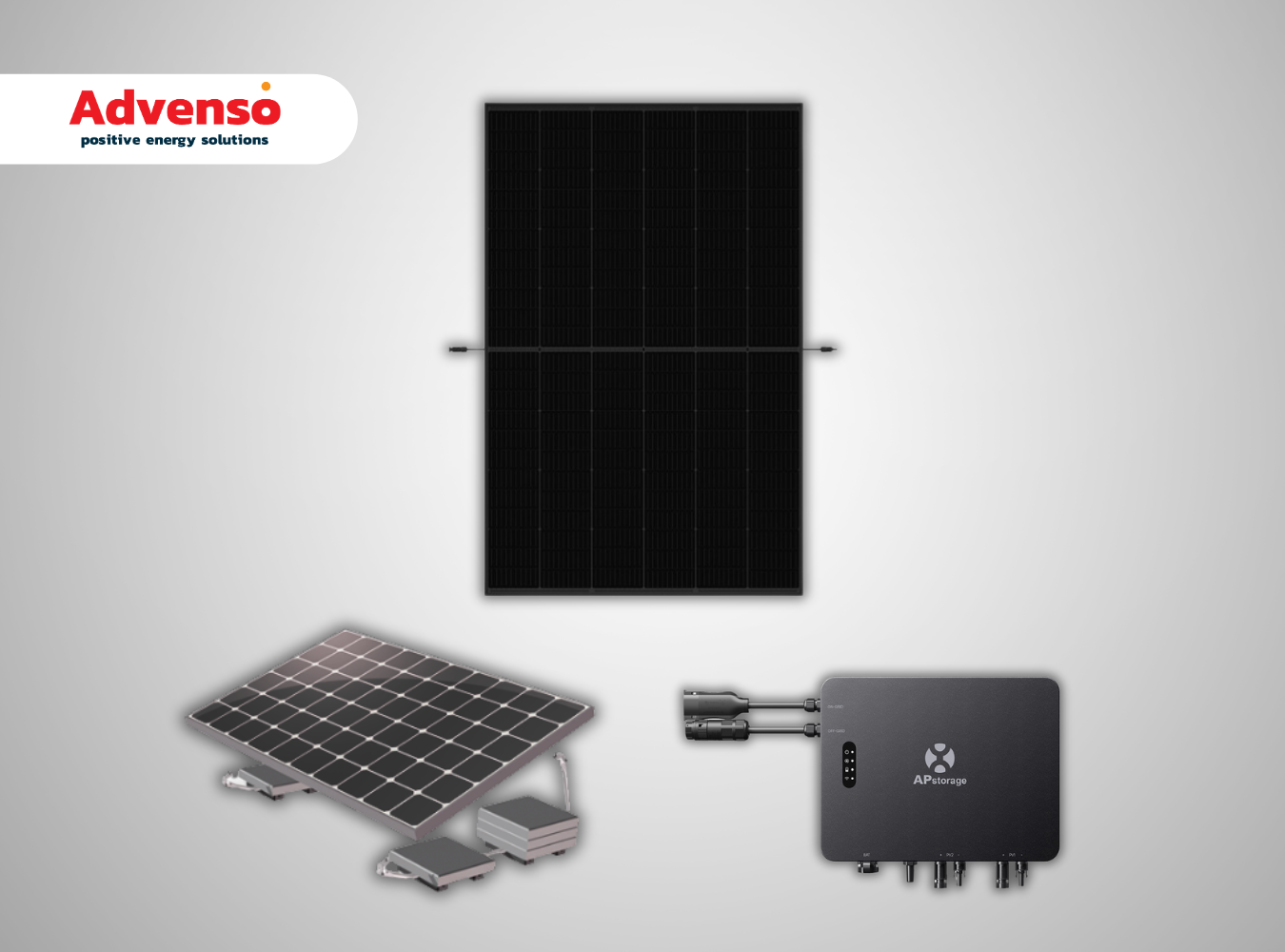 1 Stekkerpaneel met ApSystems omvormer – Plat dak