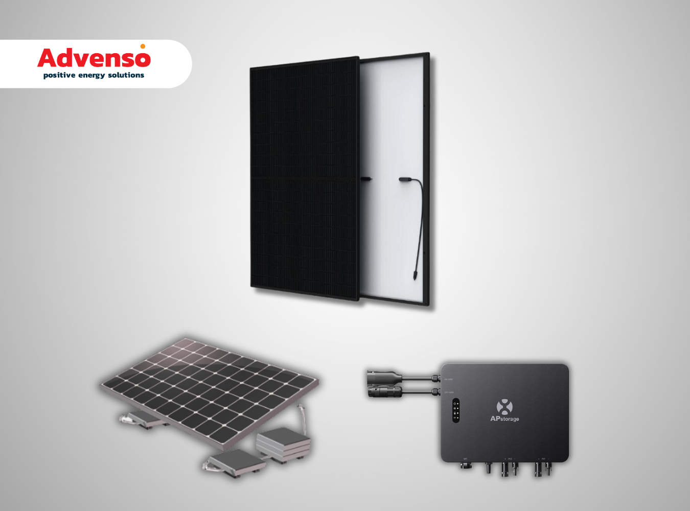 2 Stekkerpanelen met ApSystems omvormer – Plat dak