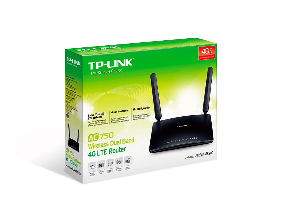 TP-Link Wireless Dual Band 4G LTE Router TP-Link Wireless Dual Band 4G LTE Router