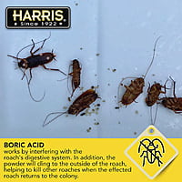 Harris Boric Acid Roach Powder with Lure 16oz