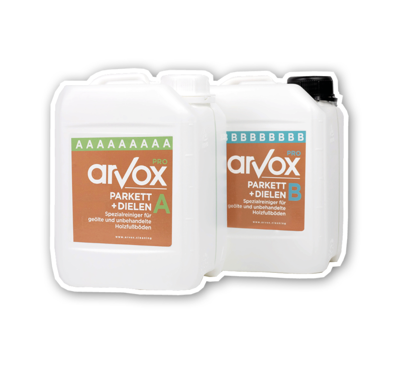 Arvox Pro Parquet + Floorboards, 2x10L Set Arvox Pro Parquet + Floorboards, 2x10L Set