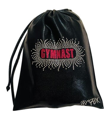 BLACK & HOT PINK SHINY MYSTIQUE GRIP BAG BLACK & HOT PINK SHINY MYSTIQUE GRIP BAG
