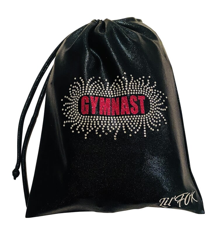 BLACK & HOT PINK SHINY MYSTIQUE GRIP BAG BLACK & HOT PINK SHINY MYSTIQUE GRIP BAG