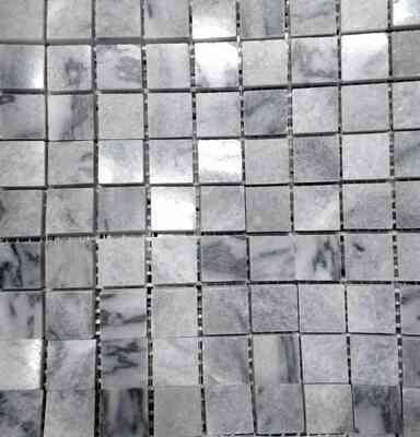 12 x 12 Square Polished or High Gloss Gray  Marble