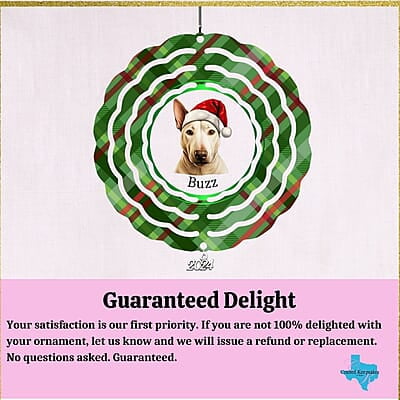 Breeds Starting with B Dog Santa Hat Personalized 4" Wind Spinner Ornament Keepsake Pet Parent Gift Breeds Starting with B Dog Santa Hat Personalized 4" Wind Spinner Ornament Keepsake Pet Parent Gift