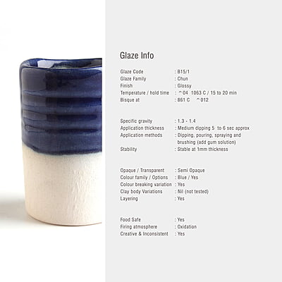 Sara Low Fire Chun Berry Blue B15/1 Sara Low Fire Chun Berry Blue B15/1
