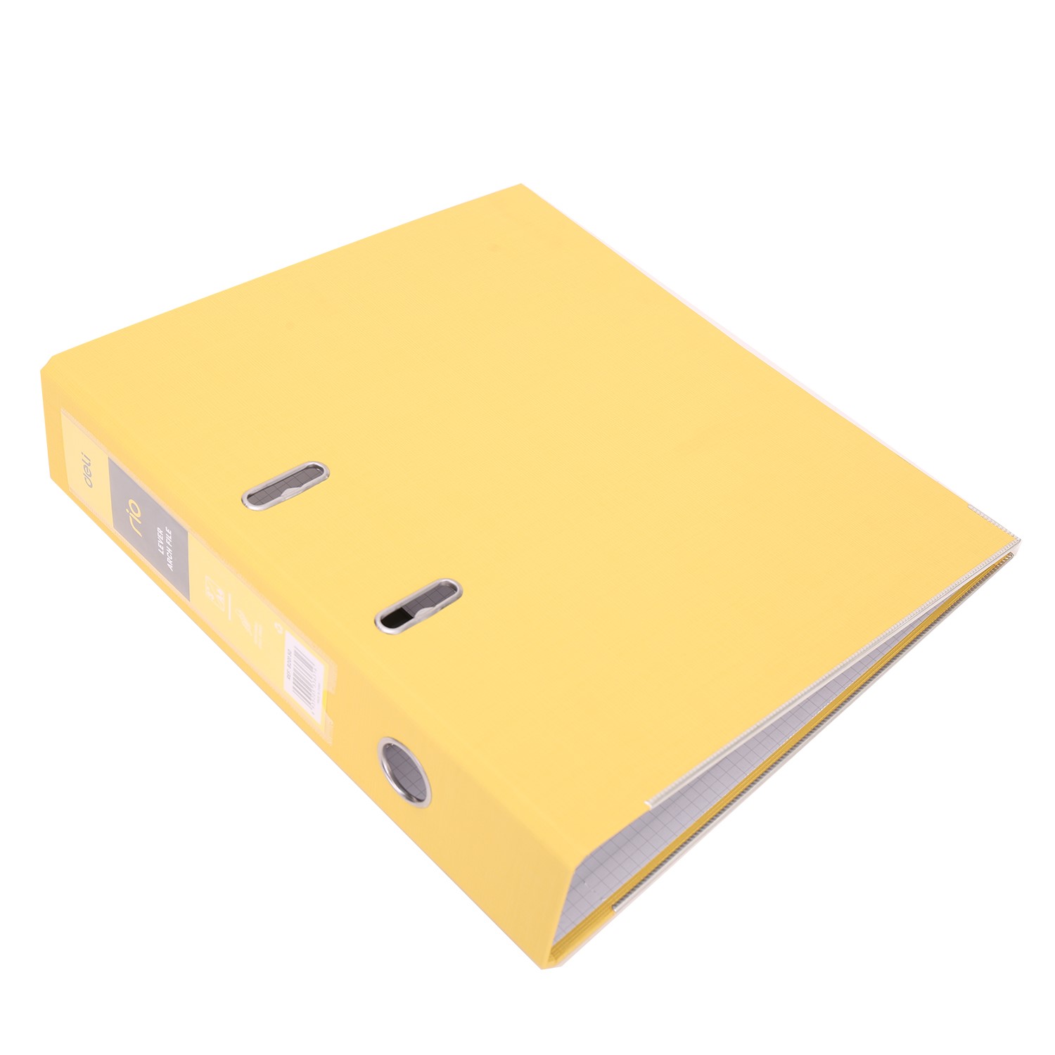 DELI B20150 A4 RIO PVC BOX FILE YELLOW DELI B20150 A4 RIO PVC BOX FILE YELLOW
