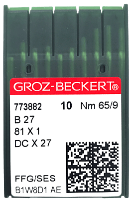 GROZ BECKERT NEEDLE SYSTEM B27 BALL POINT 