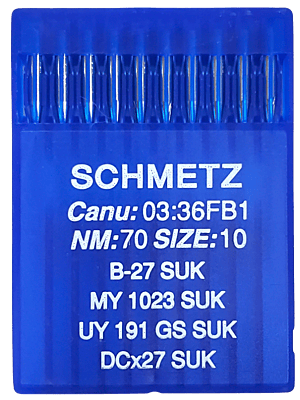 SCHMETZ NEEDLE SYSTEM B27 BALL POINT SCHMETZ NEEDLE SYSTEM B27 BALL POINT