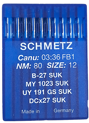 SCHMETZ NEEDLE SYSTEM B27 BALL POINT SCHMETZ NEEDLE SYSTEM B27 BALL POINT