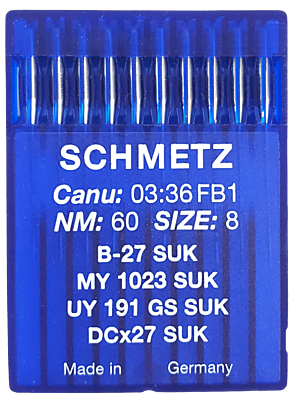 SCHMETZ NEEDLE SYSTEM B27 BALL POINT SCHMETZ NEEDLE SYSTEM B27 BALL POINT