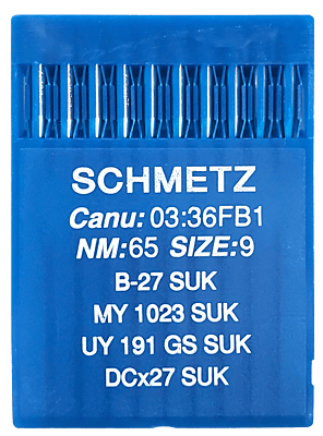 SCHMETZ NEEDLE SYSTEM B27 BALL POINT SCHMETZ NEEDLE SYSTEM B27 BALL POINT